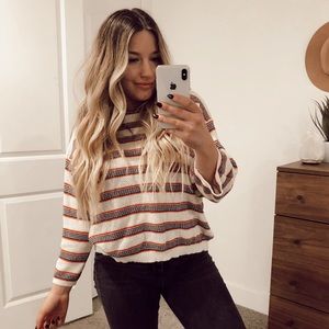 3/4 sleeve knit top